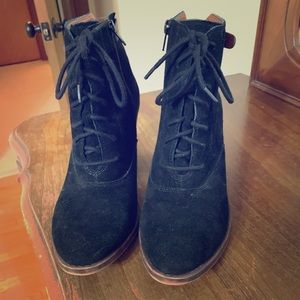 Black ankle booties